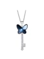 thumb 2018 S925 Silver Butterfly Shaped Necklace 0