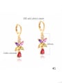 thumb Copper With 18k Gold Plated Fashion Water Drop Earrings 2