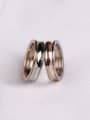 thumb Color Plating Lover Fashion Ring 0