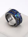 thumb Double Layer Black Gun Plated Ring 1