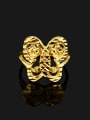thumb Exquisite 24K Gold Plated Butterfly Shaped Copper Ring 1