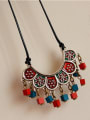 thumb Ethnic Style Fan Shaped Necklace 0