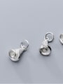 thumb 925 Sterling Silver With Silver Plated Personality Flower Charms 2