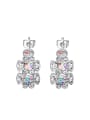 thumb Fashion austrian Crystals Zircon Stud Earrings 0