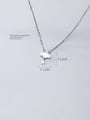 thumb 925 Sterling Silver With Rose Gold Plated Simplistic Clouds Pendant Necklaces 3