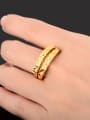 thumb Exquisite 24K Gold Plated Double Layer Design Ring 2