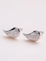 thumb 925 Silver Exquisite Wings Shaped stud Earring 0