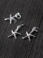 thumb 925 Sterling Silver With Silver Plated Simplistic starfish Charms 0
