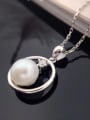 thumb 2018 Fashion Freshwater Pearl Hollow Round Necklace 1
