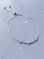 thumb 925 Sterling Silver With Cubic Zirconia Personality Star Bracelets 4