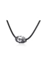thumb Exquisite Geometric Shaped Artificial Leather Necklace 0