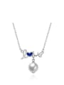 thumb Fashion Artificial Pearls LOVE Necklace 0