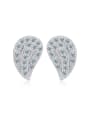 thumb Creative Dumplings-shape Zircons Stud Earrings 0