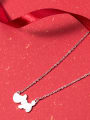 thumb Lovely Cartoon Dog Shaped S925 Silver Necklace 1