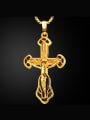 thumb Retro Cross of Jesus Christ Necklace 0