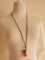 thumb Cute Rabbit Carrot Shaped Necklace 2