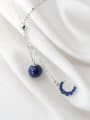 thumb 925 Sterling Silver With Platinum Plated Fashion Moon Necklaces 2