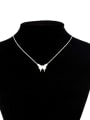thumb Women 925 Silver Butterfly Shaped Necklace 2