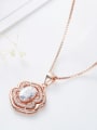 thumb Fashion austrian Crystal Rose Gold Plated Necklace 2