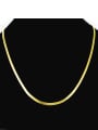 thumb Women Geometric Shaped 24K Gold Plated Copper Necklace 1