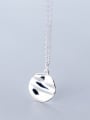 thumb 925 Sterling Silver With Silver Plated Trendy Irregularity Round Necklaces 0