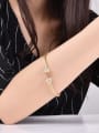 thumb Delicate Open Design 18K Gold Plated Bangle 1