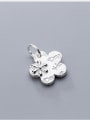 thumb 925 Sterling Silver With Silver Plated Cute Flower Charms 0