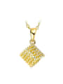 thumb Exquisite 18K Gold Plated Geometric Shaped Necklace 0