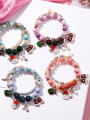 thumb Alloy With Fresh and Sweet Santa Claus Bell Snowman Double Bracelet 0