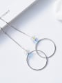 thumb S925 Silver Round-shaped Ear Wires 2