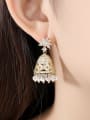 thumb Copper With Gold Plated Ethnic Retro wind chimes Chandelier Earrings 1