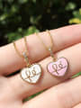 thumb Copper With  Enamel Cute Heart Locket Necklace 2