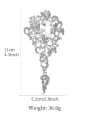 thumb Alloy With Platinum Plated Exaggerated Flower Brooches 2