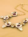 thumb Gold Plated Artificial Stones Women Necklace 2