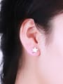 thumb Women Star Shaped Silver stud Earring 1