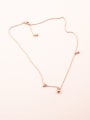 thumb Women Small Beans Clavicle Necklace 1