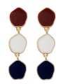 thumb Alloy With Gold Plated Trendy Geometric Drop Earrings 2