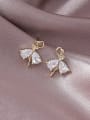 thumb Alloy With Gold Plated Simplistic Angel Stud Earrings 1
