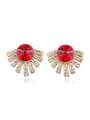 thumb Personalized Fashion Cubic austrian Crystals Alloy Stud Earrings 2