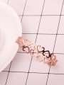 thumb Hollow Heart-shape Fashion Bangle 1