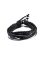 thumb Retro style Artificial Leather Ropes Bracelet 0