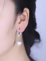 thumb Triangle Shaped Shell Stud Earrings 1