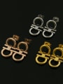 thumb Western Style Personality Geometric Shaped Stud Earrings 1