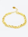thumb High Quality 24K Gold Plated Heart Bracelet 0