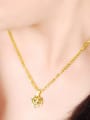 thumb Women Creative Heart Shaped 24K Gold Plated Necklace 1