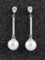 thumb New Tassels Pearls And Zircon drop earring, 0