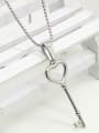 thumb Stainless Steel Key Sweater Necklace 2