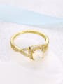 thumb Temperament Women Opal 18K Gold Engagement Ring 2