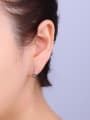 thumb Thai Sliver Flower Shaped Clip Earrings 1