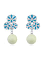 thumb Fashion Flowers Imitation Pearls Alloy Stud Earrings 2